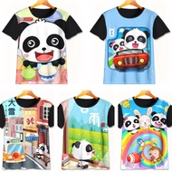Cool 3D Baby Bus T-Shirt | Baby Bus Cartoon T-Shirt | Baby Bus Clothes for Children Aged 1-12 Years