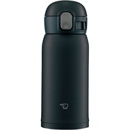 ZOJIRUSHI Water Bottle One Touch Stainless Steel Mug Seamless 0.36L Black SM-WA36-BA　japan