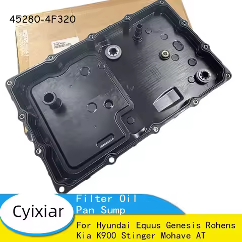 Transmission Filter Oil Pan Sump for Hyundai Equus Genesis Rohens Kia K900 Stinger Mohave AT 452804F
