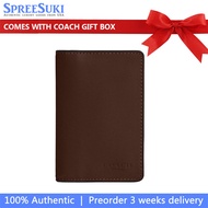 Coach Men Men Wallet In Gift Box Id Wallet Maple # CJ728