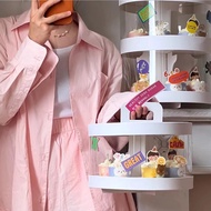 Cake Box Portable Round Muffin cupcake Box Mother's Day Children's Day cupcake Dessert Sushi Packagi