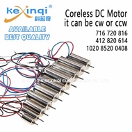 1020 High-Speed Motor for Micro DIY UAV 716 720 816 412 8520 0408 820 614 CW or CCW Coreless DC 10*2