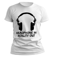 Ariel Noah Headphone T-shirt In Reality Out