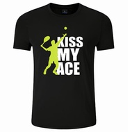 New   Federer Tennis Short Sleeve Sports T-shirt Made of Pure Cotton Breathable Tennis Sports Runnin