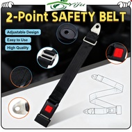💜2 Point Seat Belt Car Auto Bus Seat Safety Belt Lap 2 Point Adjustable Retractable Universal Seat b