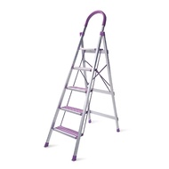 [特價]【U-CART】5階D型止滑鋁梯(紫)