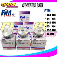 PISTON SEHER KIT FIM 50 PIN 15 TIGER STD-250 PIN 15 63.5 64 5 65 65.5 66