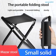 [MRD]1 Set Travel Stool Foldable Strong Bearing Capacity Dirt Resistant Comfortable Sit Outdoor Folding Chairs Small Stool Camping Supply