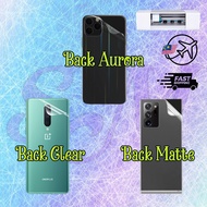 Realme 8 Pro 5G 8i 9 9i 9 10 11 12 Pro Plus 11x 4G 5G Back Cover Hydrogel Screen Protector Clear Matte Aurora