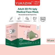 YUKAZAN MORANDI 3D fit 4ply MEDICAL FACE MASK 50pcs