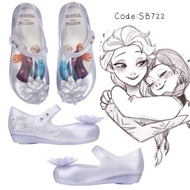 Girls Kids Jelly Flat Shoes Frozen Series