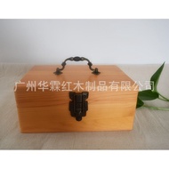 Oil Pine Cosmetic box Spray Paint box Antique box Solid Wood Flip Essential oil Wooden 24 Grid Style