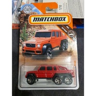 Matchbox Mercedes Benz G63 6×6 (Red) *6WD *jeep *muscle *detailed not hotwheels