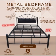 ✇☽☄Detachable / Split Type Steel Metal Bed Frame Cushion Head Board (Double/ 48"x 75")