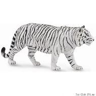 CollectA model mainan haiwan liar statik yang realistik harimau putih 88790 hadiah hari jadi harimau