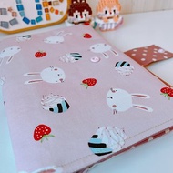 媽媽手冊套/寶寶手冊/兔寶寶-粉紅蛋糕兔