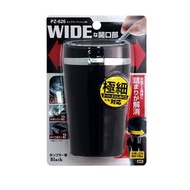 日本YAC 寬口徑太陽能LED煙灰缸-黑(PZ-626)