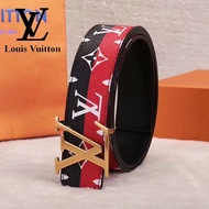 ▶New Arrival◀ 100% Original TOP.1LV Genuine Belt Classic Style Men's and Women's Universal Belt Luxury Brand Genuine Belt Fashion Casual Unisex Belt (Ready Stock)pd22