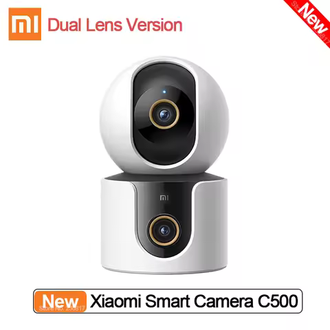 New Xiaomi Smart Camera C500 Dual Lens Version 4MP Security Camera 360° AI Detection Full Color Nigh
