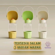 (The Bool's) Pet Feeder Portable F16 Pet Travel Water Bottle 2 IN 1 Dog Cat Drinking & Feeding Bottl