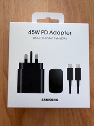 三星原裝充電器45W套裝快充Apple快充通用 全新原裝正版Type-C火牛S23Ultra S22 S21 Note20S20正貨EP-TA800 Samsung Galaxy Note10+S20
