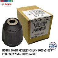 ORIGINAL BOSCH GSR 120-Li / GSR 12V-30 10MM KEYLESS CHUCK / CORDLESS DRILL KEYLESS CHUCK 1600A0103S