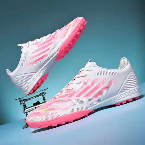 Soccer Shoes Men's Football Boots Grass Training Sports Society Soccer Cleats Non-slip Football Fiel