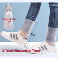 2021 new fashion Rain boots waterproof PVC rubber boots non-slip water shoes cover rainy day men and women children shoe cover
