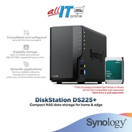 Synology DiskStation DS225+ 2-Bays NAS Data BackUp Storage
