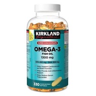 加拿大進口 • Kirkland Signature 超濃縮 Omega‑3 魚油丸 1300 mg 330粒特大裝 食完無腥味 HK$270