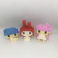 Sanrio Hello Kitty My Melody Little Twin Stars Cinnamoroll Kerokerokeroppi Blocks 積木