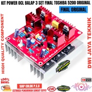 Kit Power Amplifier OCL BALAP 3 SET Final Toshiba 5200 Original