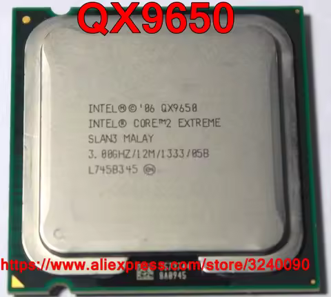 Original Intel CPU CORE 2 Extreme QX9650 Processor 3.00GHz/12M/1333MHz Quad-Core Socket 775 free shi