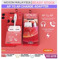 % MOXOM Audio Adapter MX-AX18 Earphone Adapter Gaming Adapter Audio Jack Adapter