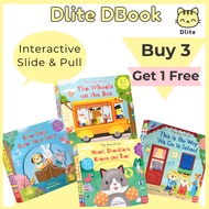 ✅ Dlite DBook Interactive Kids Storybook Popular Nursery Rhythm With Slide & Pull Kids Gift