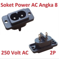 PLN 220V 220 AC Power Cable SoCket Switch SoCket 8-DigitVOLT Electrical Plug