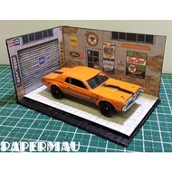 DIY Papercraft Diorama Mini Garage Garage Minature Paper Craft