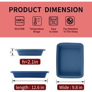 Silicone Baking Pan, Deep Rectangular Bakeware Cake Pan with Handles, Compatible with Fancy Panz, fo