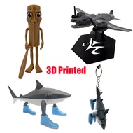 2025 Tung Tung Tung Sahur Action Figure Bombardino Crocodilo Tralalero Tralala Keychain Tung Tung Sa