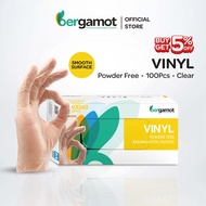 V3243 Bergamot Vinyl Powder Free Examination Gloves 100's