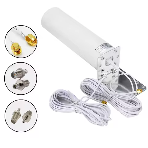 6 GHZ 6GHz 12dB Gain 5G 4G 3G wifi Antenna Mimo 360 Degree Omni Directional Antenna SMA TS9 CRC9 for