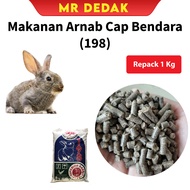 [1KG] [198] Makanan Arnab Cap Bendera | Rabbit Food Pallet