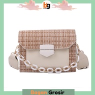 BG / / Women's Fashion Silver Chain Sling Bag / women's bag / imported bag / bag / girls' bag / girl