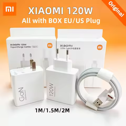 Original Xiaomi 120w 100w Charger Hypercharge Fast Charging Travel Adapter EU Mi 17 15 14 T Pro 13t 