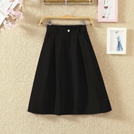 Adele  A line skirt denim skirt knee length skirt casual skirt short skirt jeans skirt midi skirt