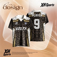 【Ready Stock】XH Sports Retro Jersey Futsal Football Jersey Baju t shirt Lelaki Bola High quality Dry