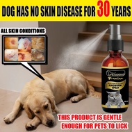 Treat all skin problems in 1 second dog wound spray Relieve itching Reduce or stop self-harm No harm