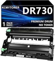 KCMYTONER Compatible Drum Unit Replacement for Brother DR730 DR-730 Drum Black use to HL-L2350DW HL-
