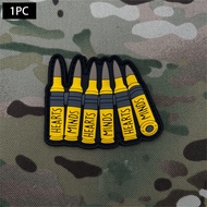 A bullet badge tactical morale badge patch 3D PVC material durable suitable for backpacks ironing pa