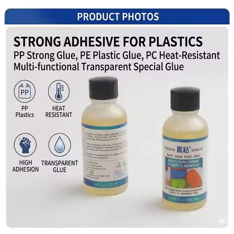 30g High Strength PP Polypropylene Special Glue - Strong Bonding in Seconds, Waterproof, Works on PP
